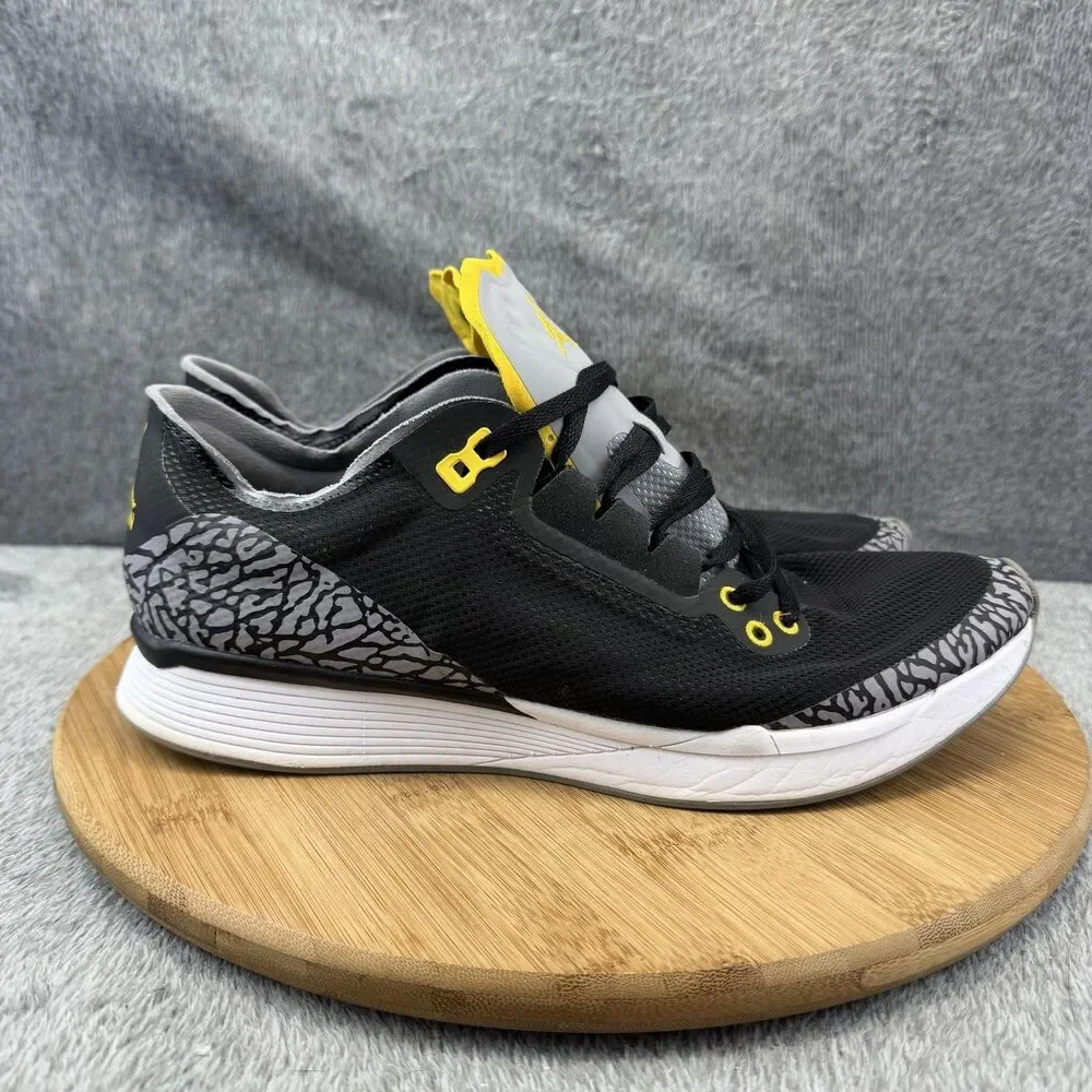 Jordan 88 Racer Shoes Mens Size 10 Black Yellow Running Sneakers AV1200-007